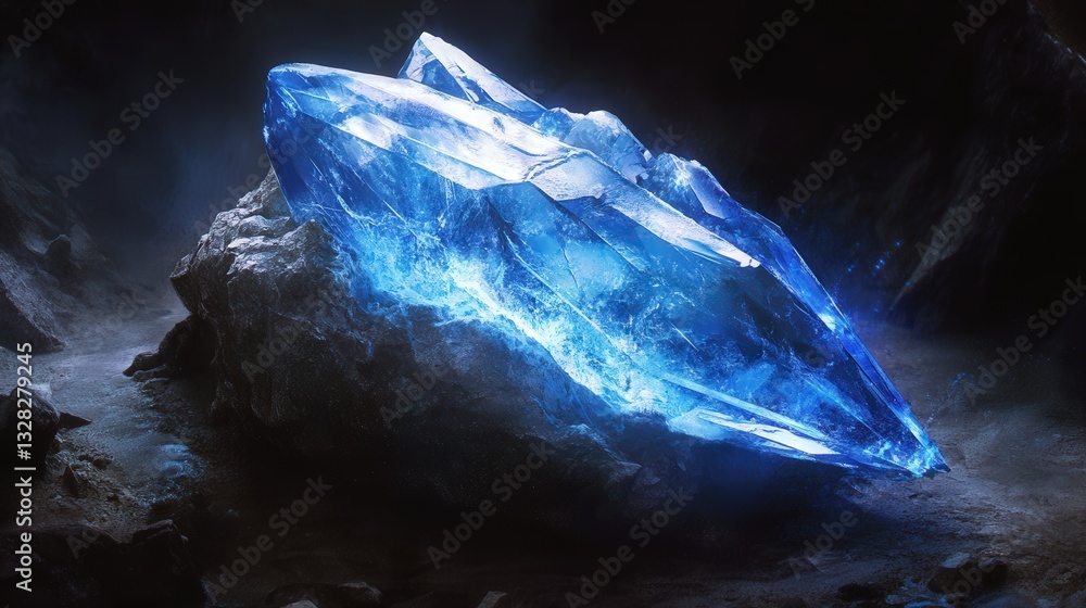 Obraz premium shield made from a mineral that absorbs energy