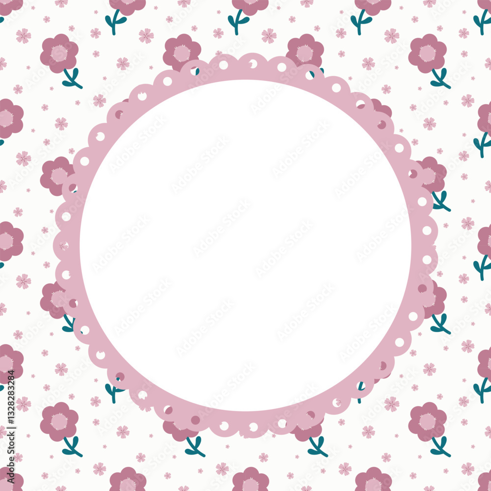 Artistic background with cute pastel flowers. Perfect for invitations or announcements Artistic background with cute pastel flowers. Perfect for invitations or announcements