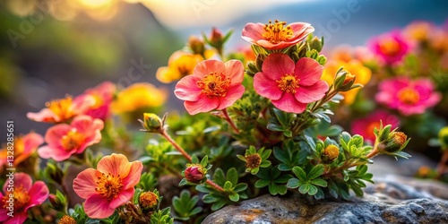 Potentilla fruticosa: Hardy Deciduous Shrub Thriving in Local Climate