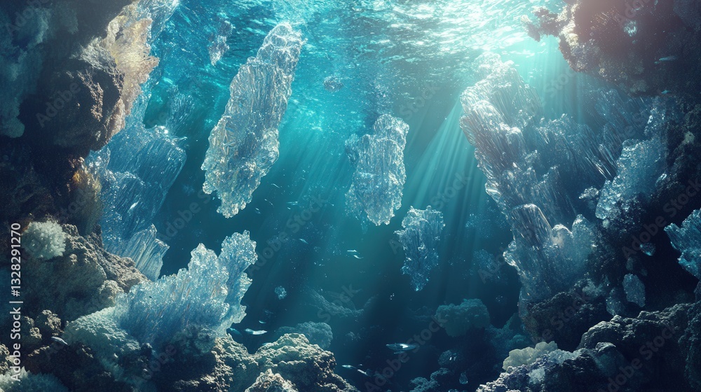 world where the oceans are made of liquid minerals. world where the oceans are made of liquid minerals.