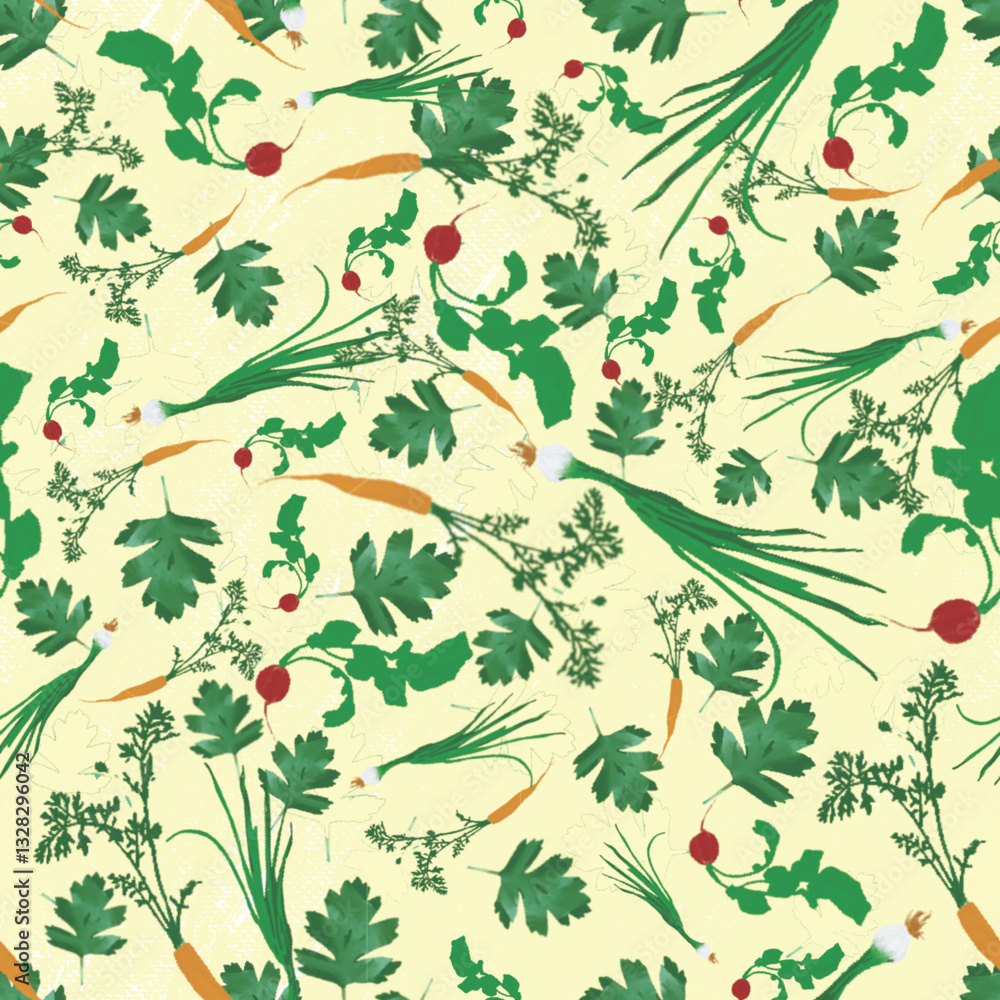 bright radish on cream background bright radish on cream background