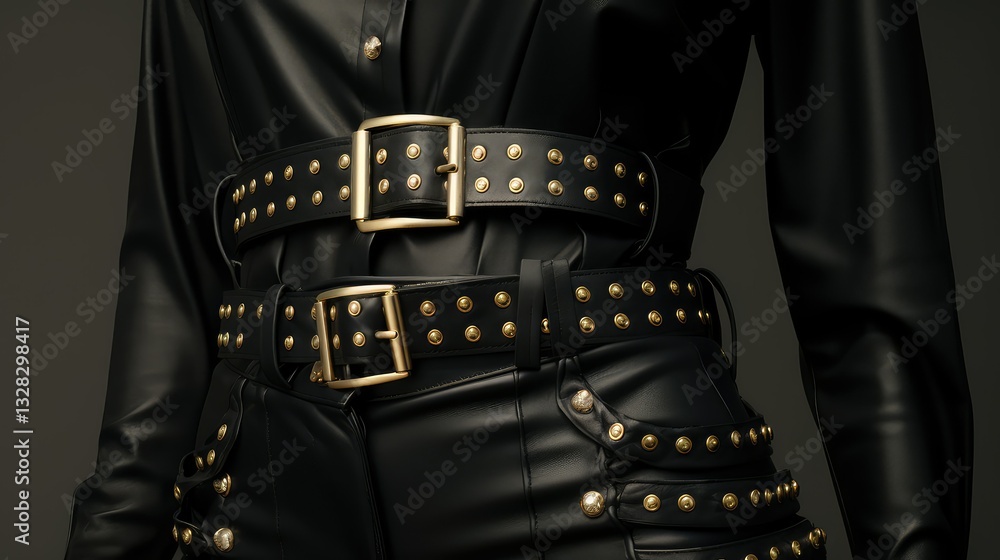 Fototapeta premium outfit police light background