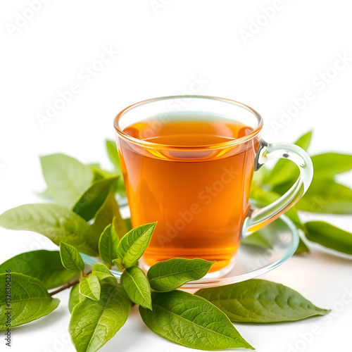cup of tea with mint