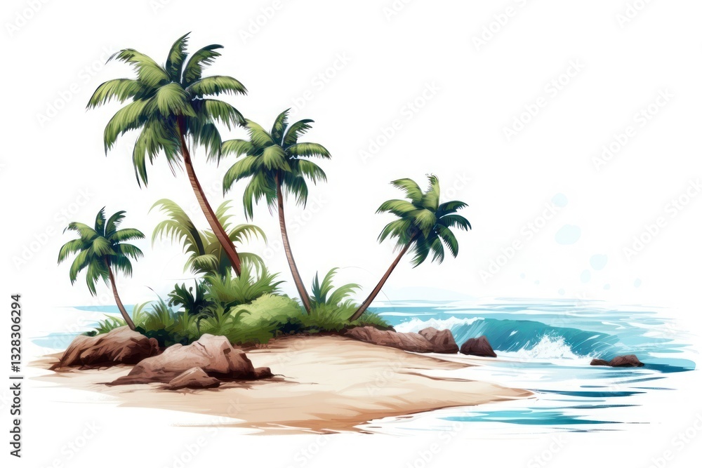 Fototapeta premium Nature beach outdoors plant.