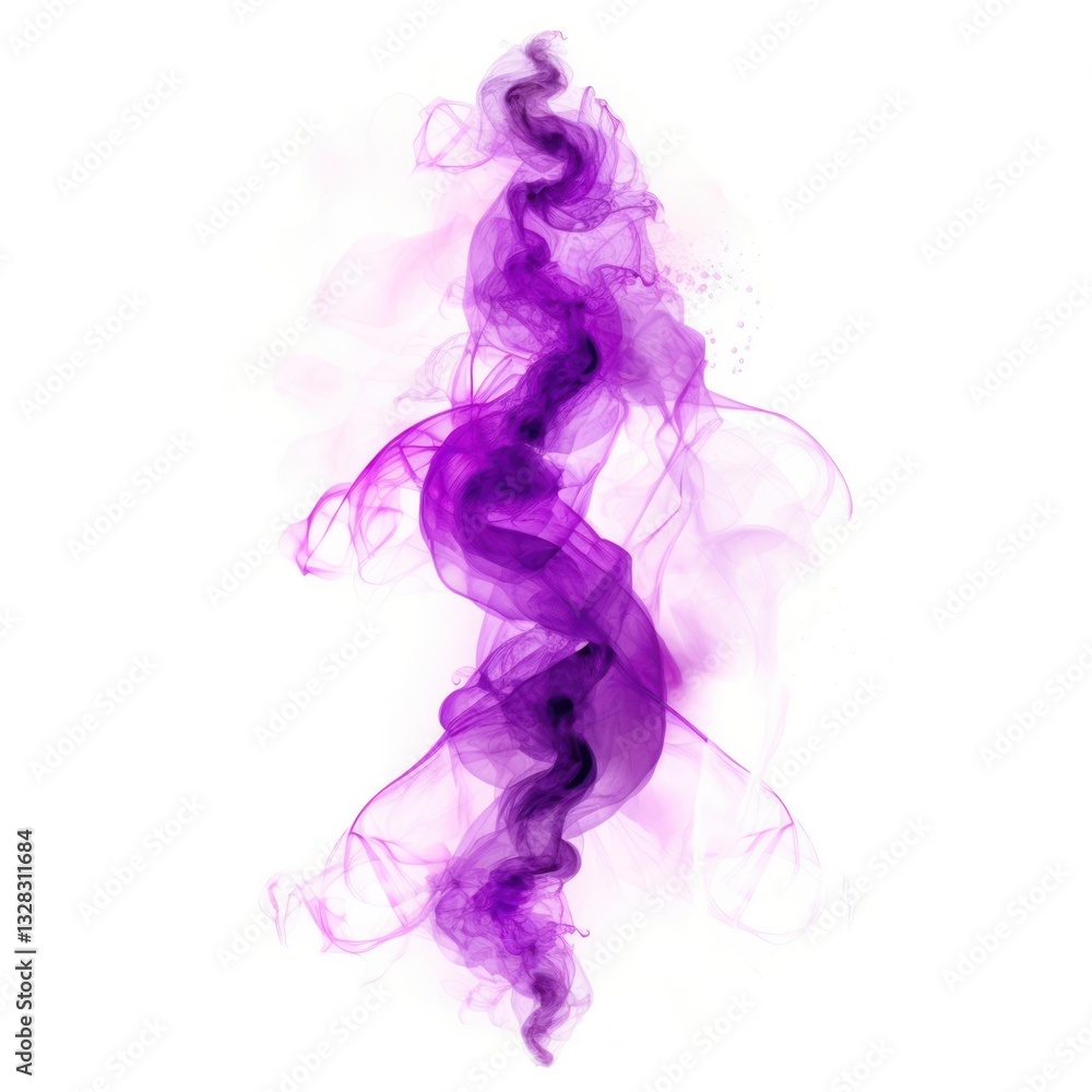 Fototapeta premium Abstract purple smoke art