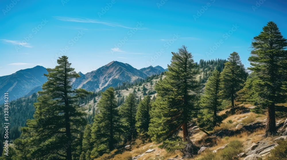 ridge pine tree line ridge pine tree line