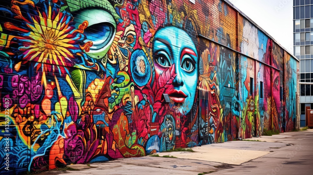 Fototapeta premium streeturban outdoor wall