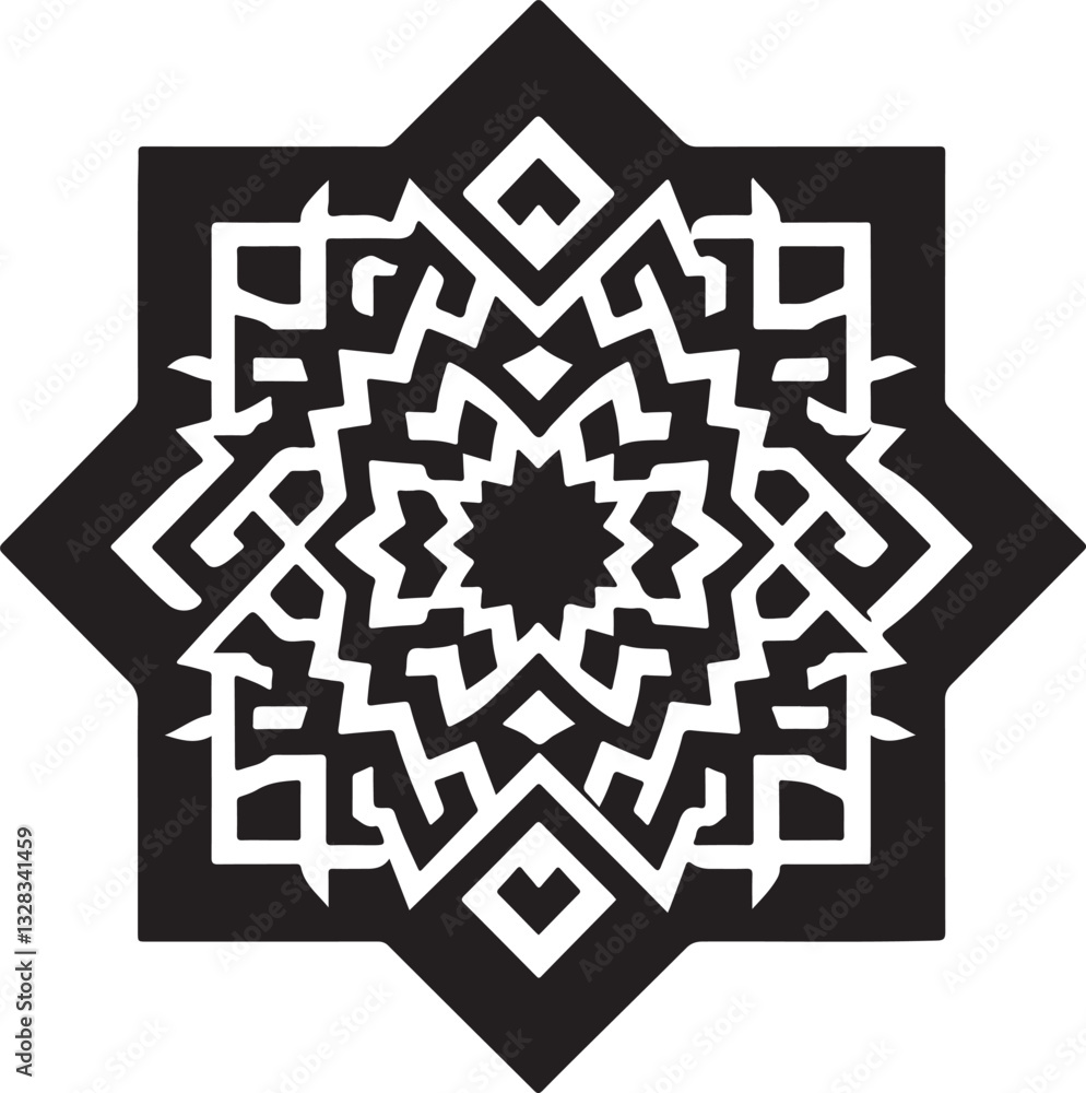 Intricate Geometric Laser Cut Design Intricate Geometric Laser Cut Design