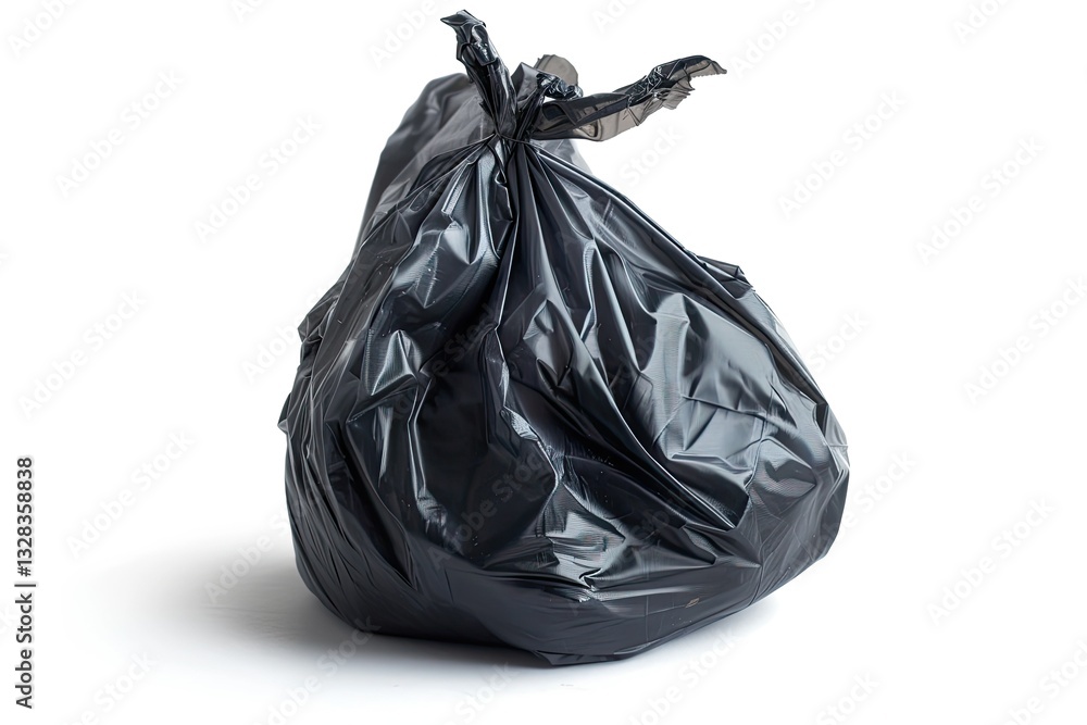 Ultra Quality Picture of Garbage Bag Isolated on White Background Ultra Quality Picture of Garbage Bag Isolated on White Background