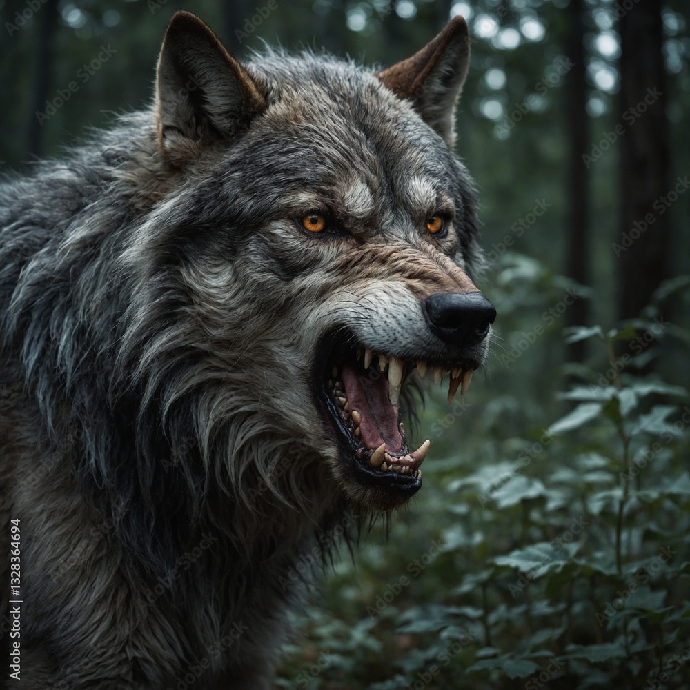 Obraz premium wolf in the snow