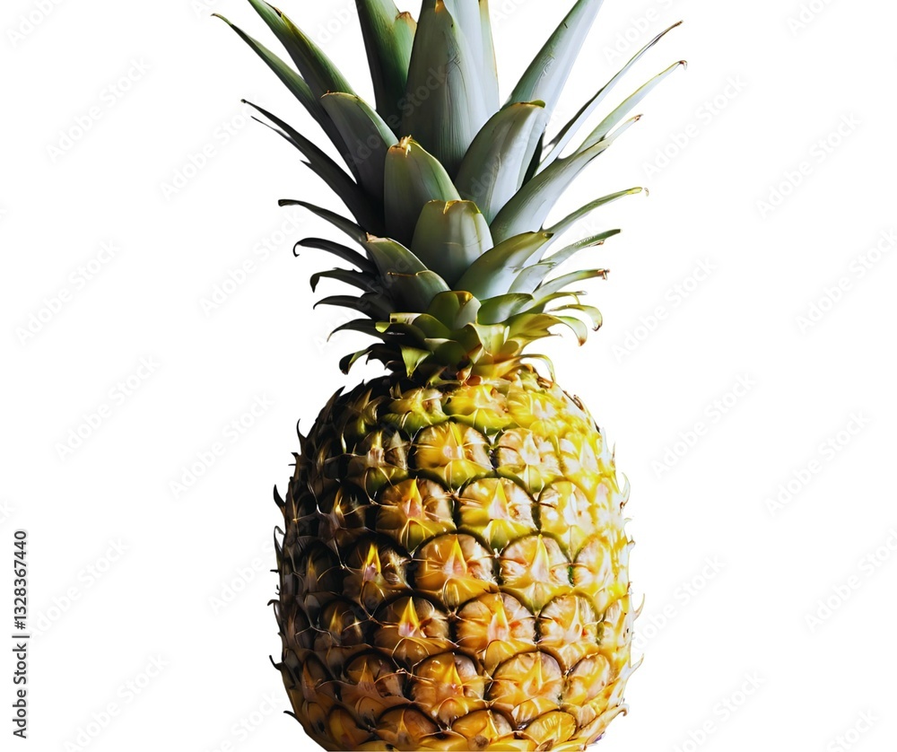 Fototapeta premium pineapple isolated on white