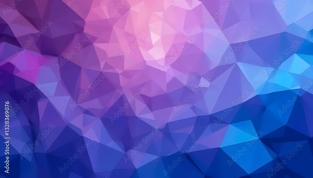 Stylish Low Poly Polygonal Background in Vibrant Colors, Futuristic Geometric Design Stylish Low Poly Polygonal Background in Vibrant Colors, Futuristic Geometric Design
