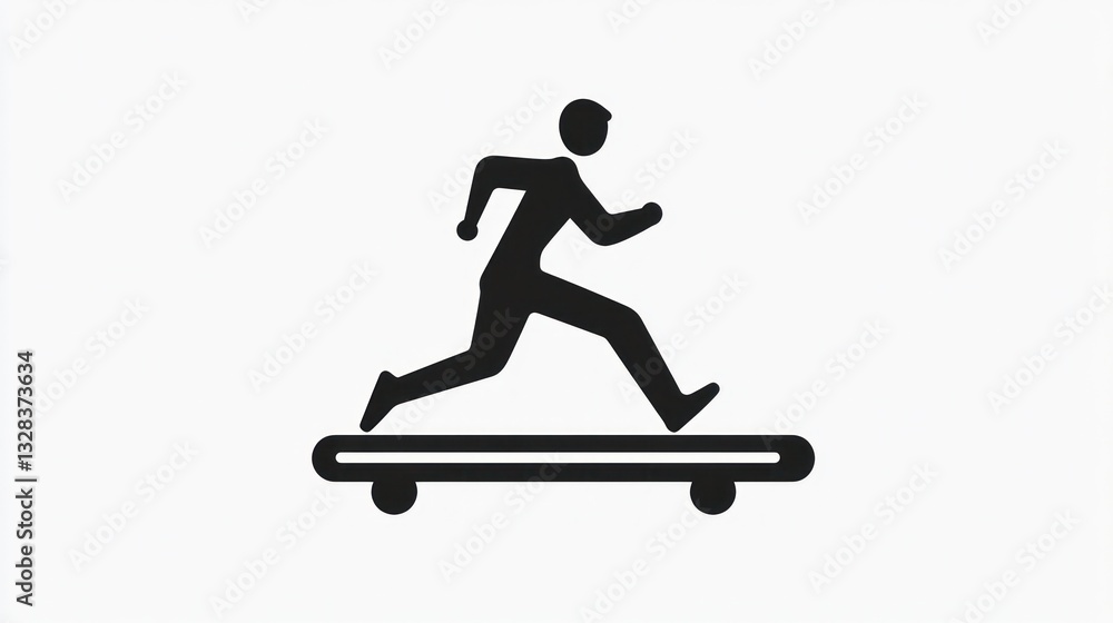 Man running on treadmill, fitness, gym, workout, healthy lifestyle Man running on treadmill, fitness, gym, workout, healthy lifestyle