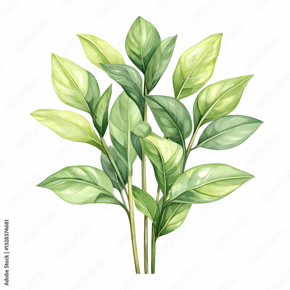 Fresh Green Leaves Arrangement for Natural Background Design Fresh Green Leaves Arrangement for Natural Background Design