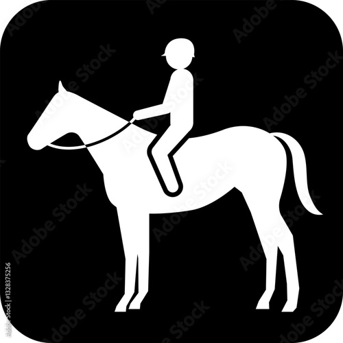 乗馬のアイコン