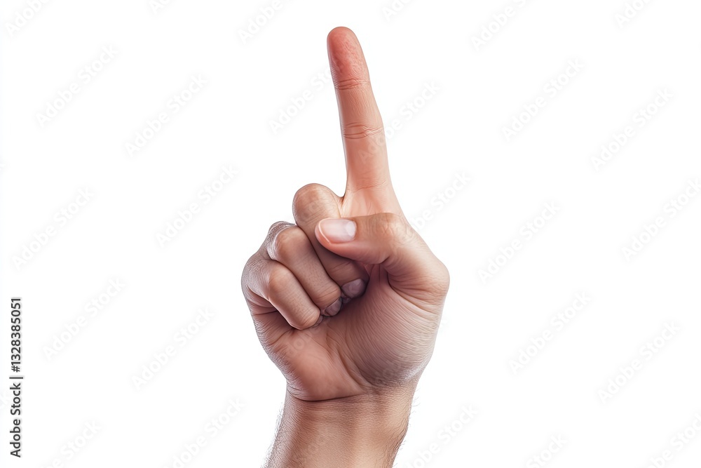 Hand showing a rock-on sign index a Hand showing a rock-on sign index a