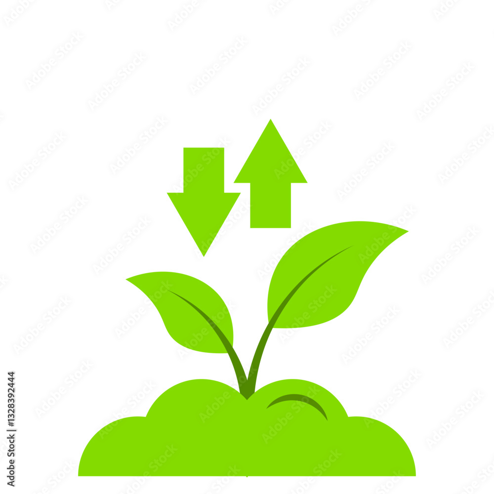 Obraz premium CO2 Emission Reduction