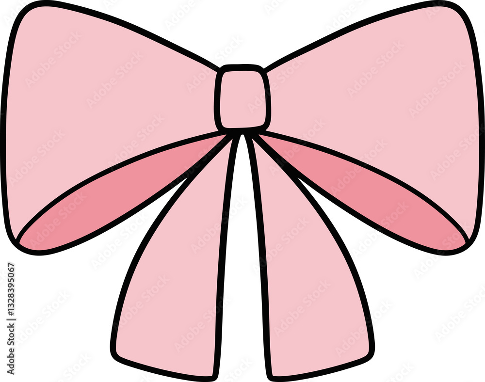Naklejka premium Cartoon Ribbons