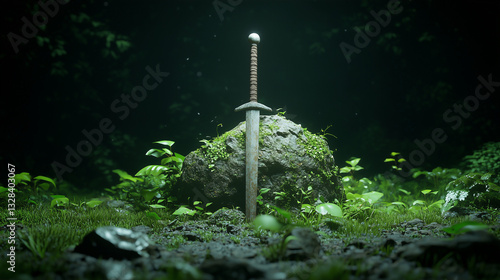 Enchanted Sword in the Fore...