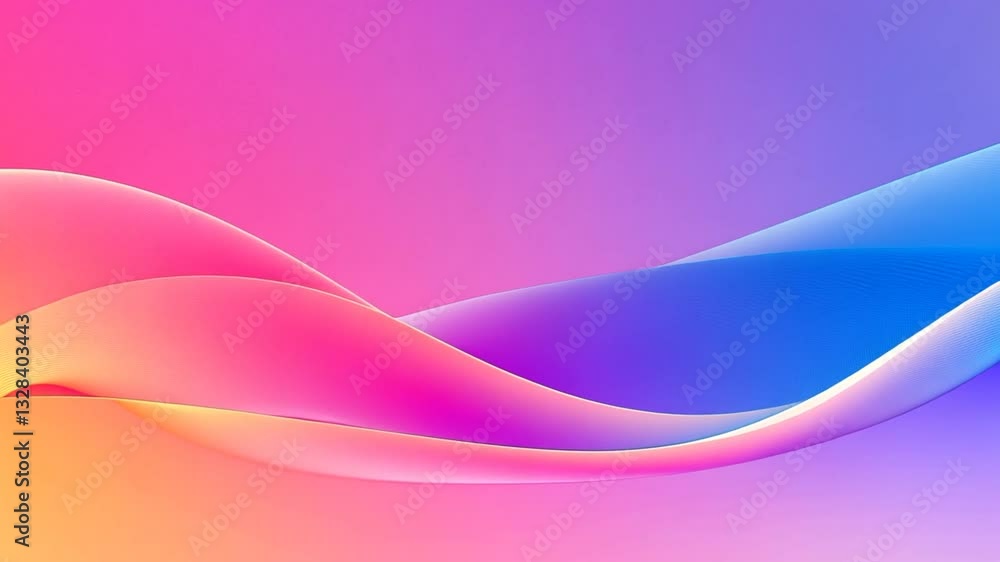 Elegant Abstract Wave Background with Vibrant Gradient Colors for Modern Design Elegant Abstract Wave Background with Vibrant Gradient Colors for Modern Design