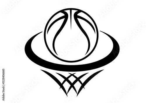 basketball goal logo