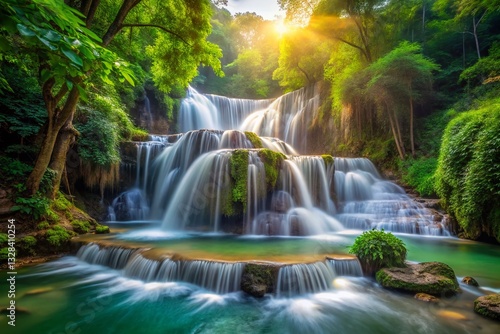 Stunning Mundang Waterfall, Thailand: Lush Rainforest Landscape