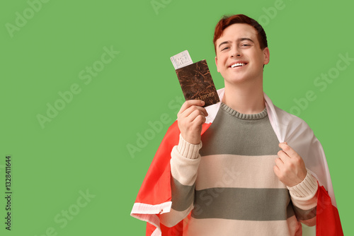 Handsome young happy man wi...