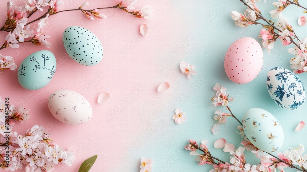 Fototapeta premium Easter Pastel