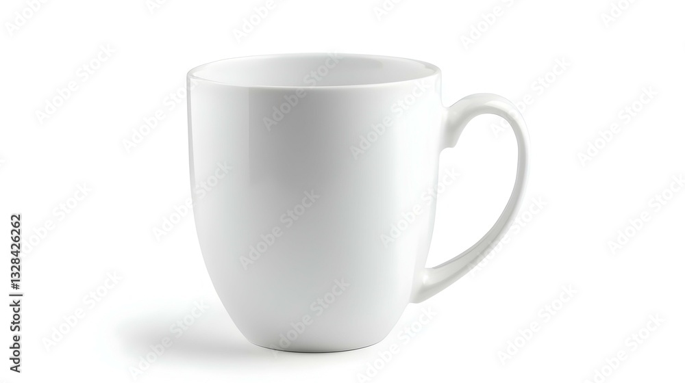 white ceramic mug isolated on white background white ceramic mug isolated on white background