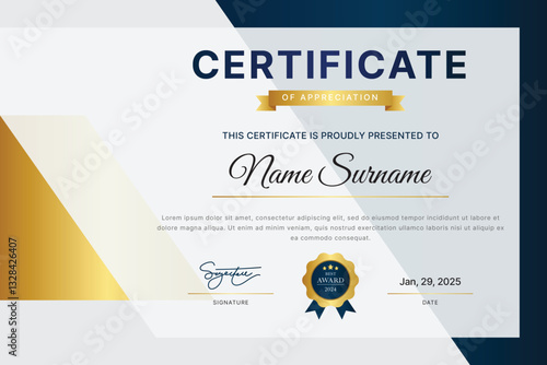 Certificate Template Design