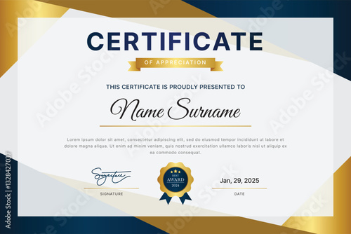 Certificate Template Design