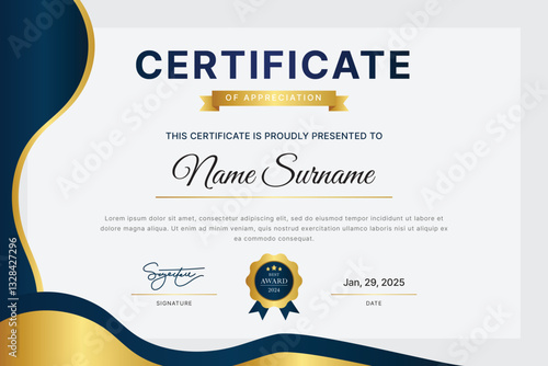 Certificate Template Design