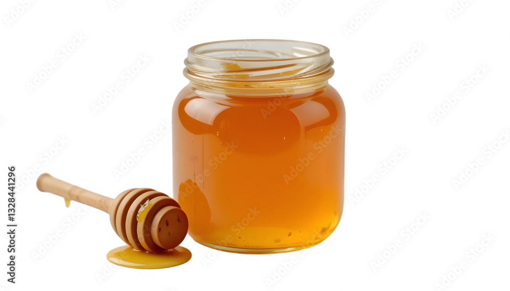honey inside bottle isolated honey inside bottle isolated