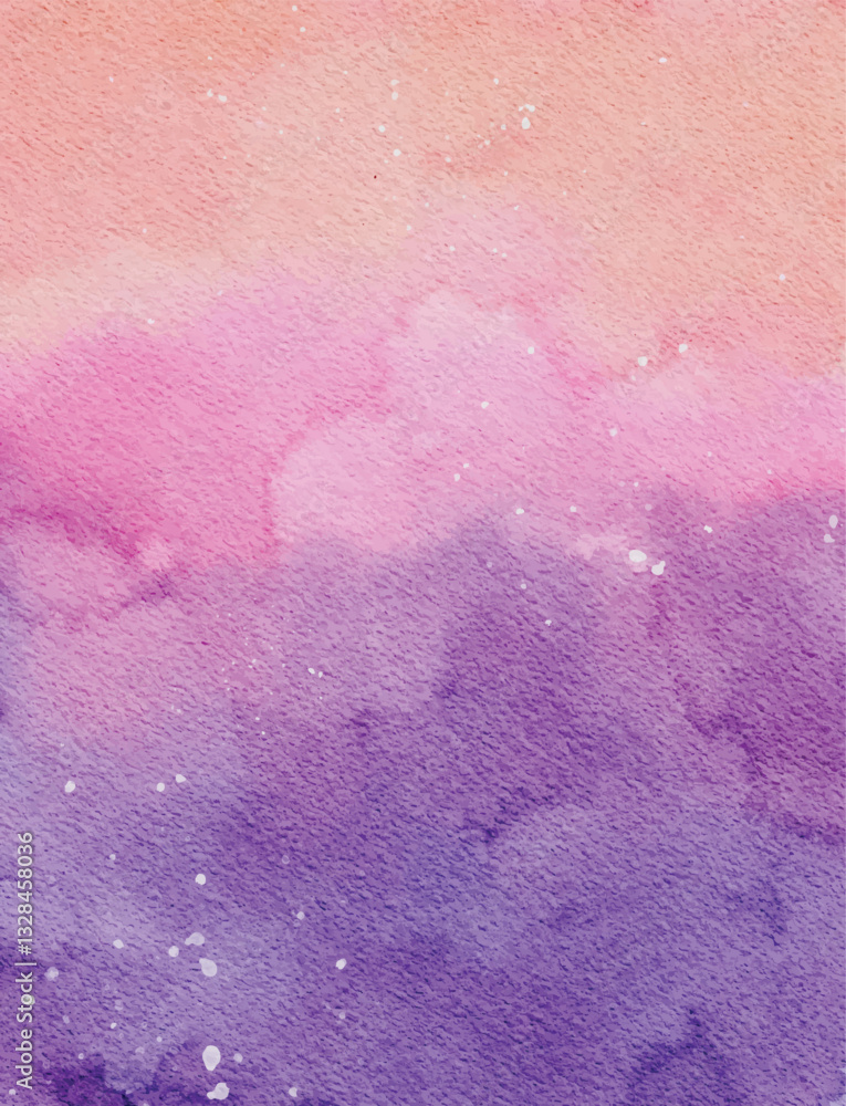 Obraz premium Abstract watercolor artwork with soft pastel colors and texture