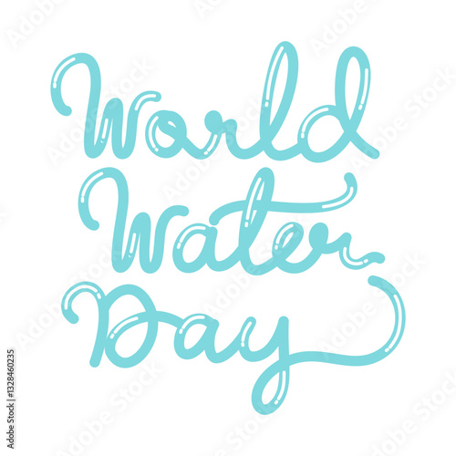 World Water Day Typography