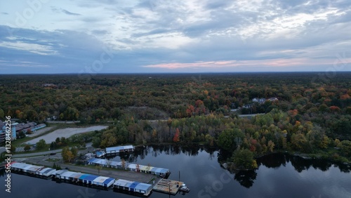 Photography Muskoka lake Toronto Canada during fall