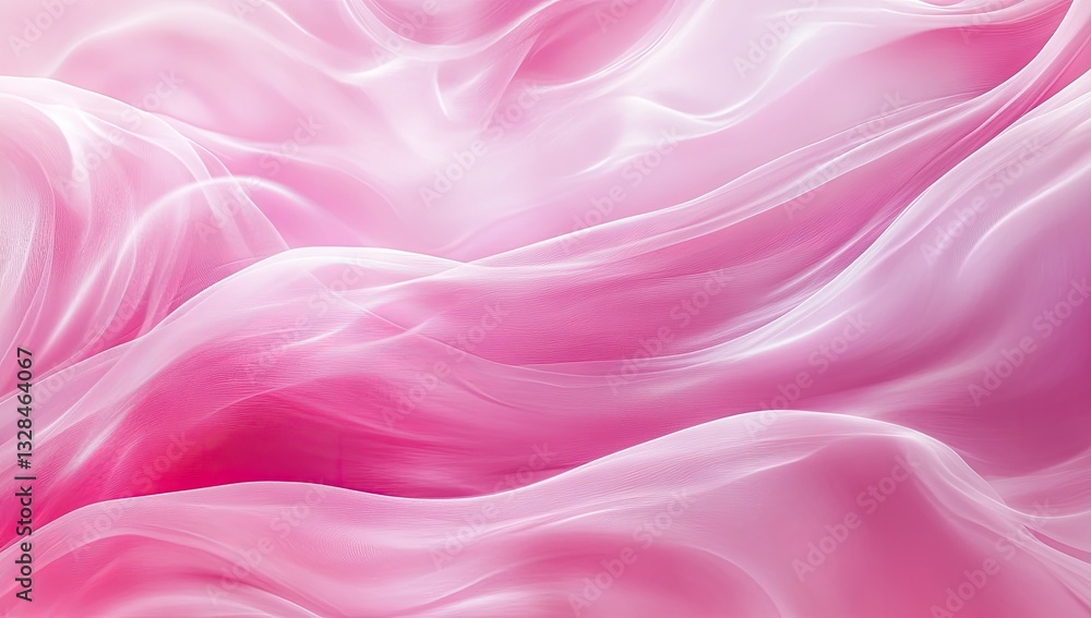 Fototapeta premium Pink flowing fabric texture