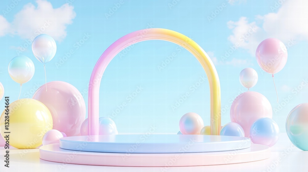 Pastel Dreams Display Podium Pastel Dreams Display Podium