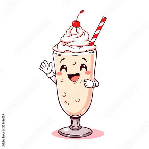 Tasty Ice Cream with Cherry – Creamy and Sweet Dessert Treat