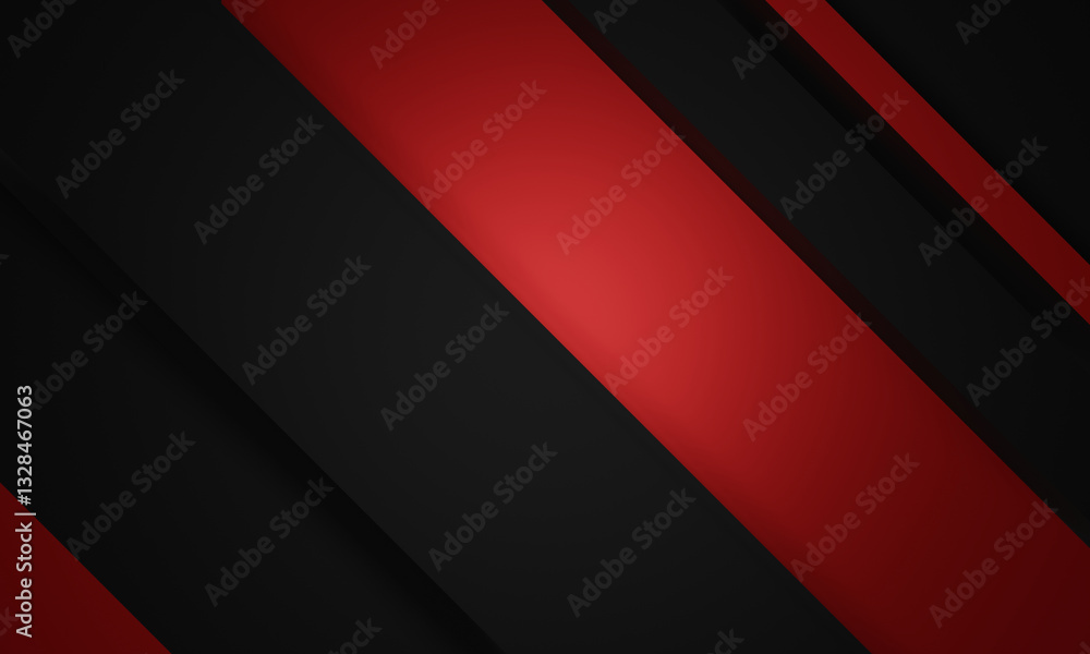Black and red geometric background Black and red geometric background