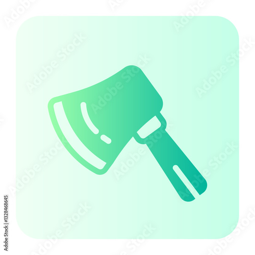 Axe gradient icon