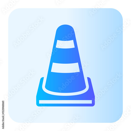 Cone  gradient icon photo