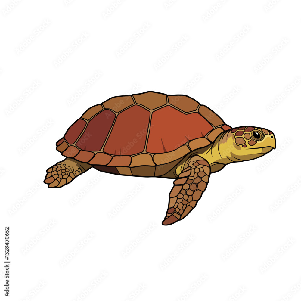 Naklejka premium Turtle Illustration