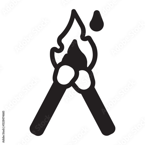 Matches glyph icon