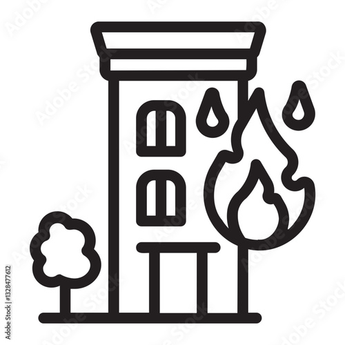 fire line icon