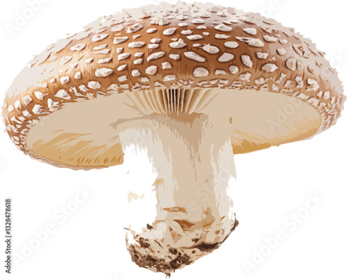mushroom isolated on white background