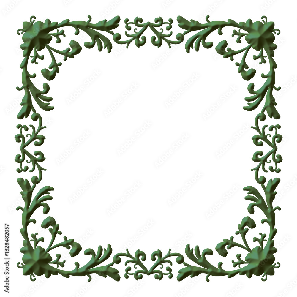 Naklejka premium アンティークなフレーム C-2