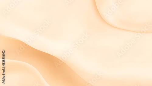 Natural Skin Texture Background with Soft Beige Fluid Patterns for Elegant Cosmetic Designs and Skincare Products