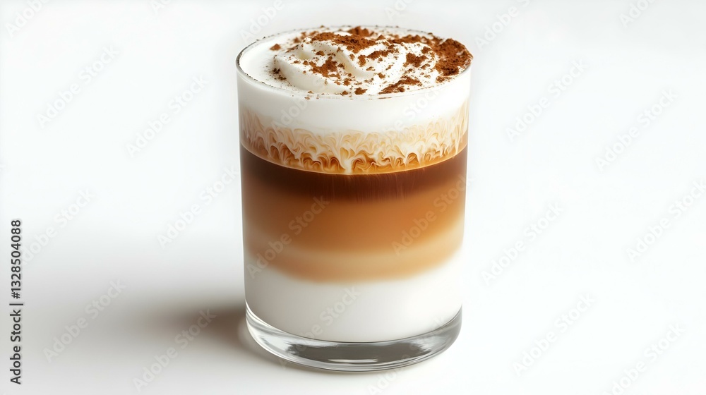 Hot coffee latte with beautiful milk foam latte Hot coffee latte with beautiful milk foam latte