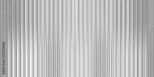 Glass pattern background effect. Abstract line gradient textur. Ribbed 3d iced corrugated metal. Light holograph transparent wall. Blue gray plastic window blur. Reed flute laser seamless ripple panel